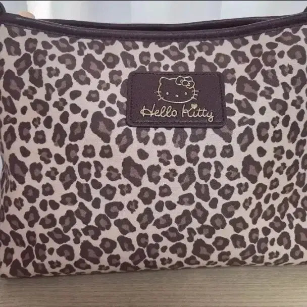 [BUNJANG] Hello Kitty Leopard Crossbody Bag / 헬로키티 레오파드 크로스백