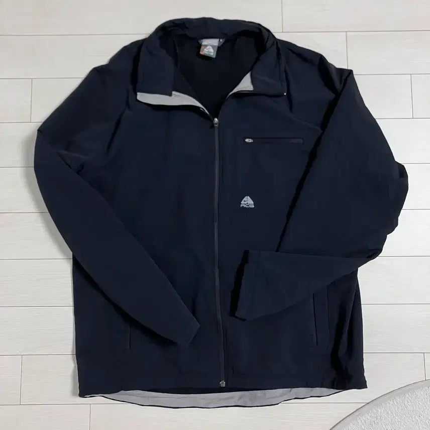 [BUNJANG] Nike ACG Soft Shell Windbreaker Jacket - Black (XL) / 나이키 ACG 바람막이 소프트쉘 블랙 XL 로아 몽벨 파타고니아