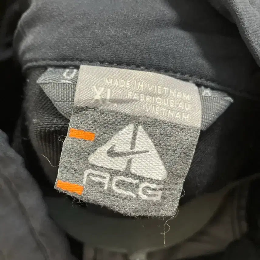 [BUNJANG] Nike ACG Soft Shell Windbreaker Jacket - Black (XL) / 나이키 ACG 바람막이 소프트쉘 블랙 XL 로아 몽벨 파타고니아