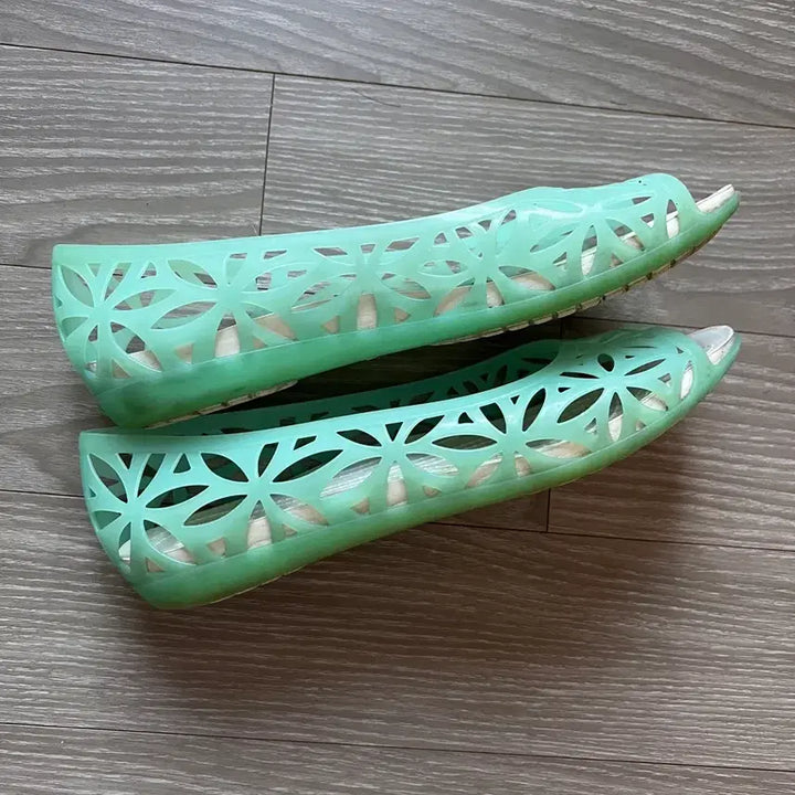 [BUNJANG] Crocs Mint Jelly Flat Shoes Sandals Iconic Comfort / 크록스 민트 젤리플랫슈즈샌들 아이코닉 컴포트 8