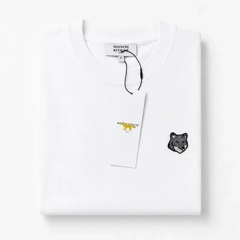 [BUNJANG] Maison Kitsune Round Neck Short Sleeve T-shirt / 