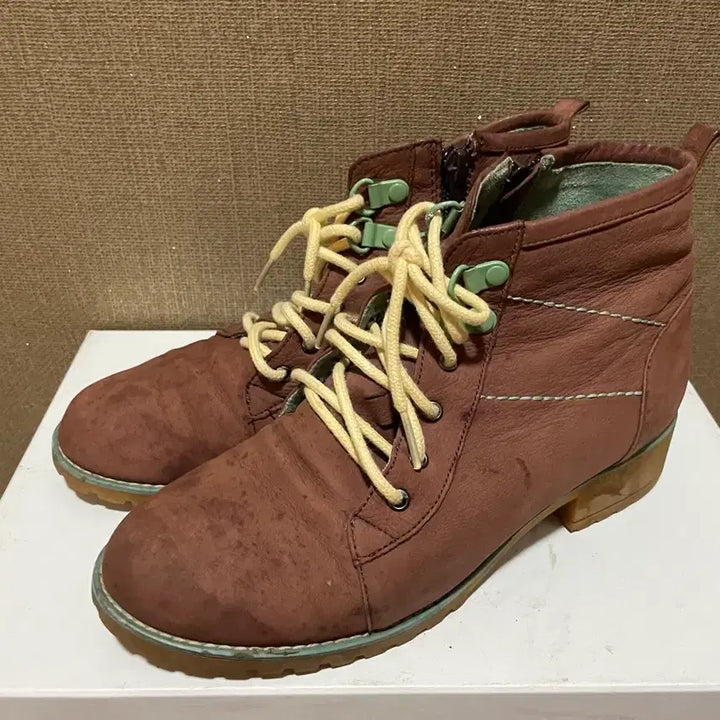 [BUNJANG] Landrover Brown Ankle Boots / 235) Landrover 브라운 앵클 부츠