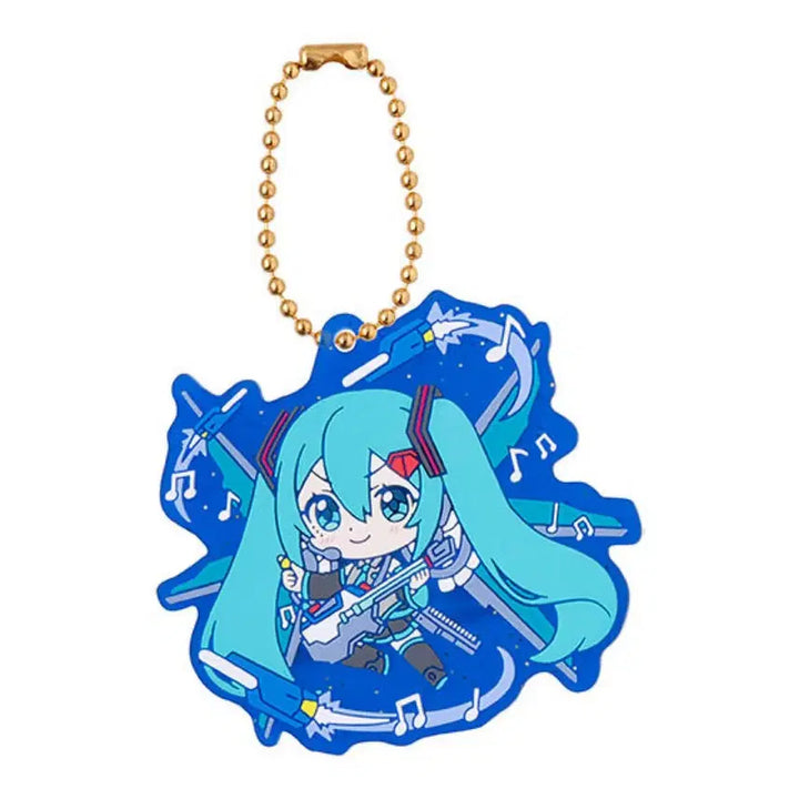 [BUNJANG] Bandai Gundam x Miku Strike Freedom Gundam Type 2 Rubber Mascot (Sealed) / [미개봉] 건담 X 미쿠 러버 마스코트/ 스트라이크 프리덤 건담 타입2