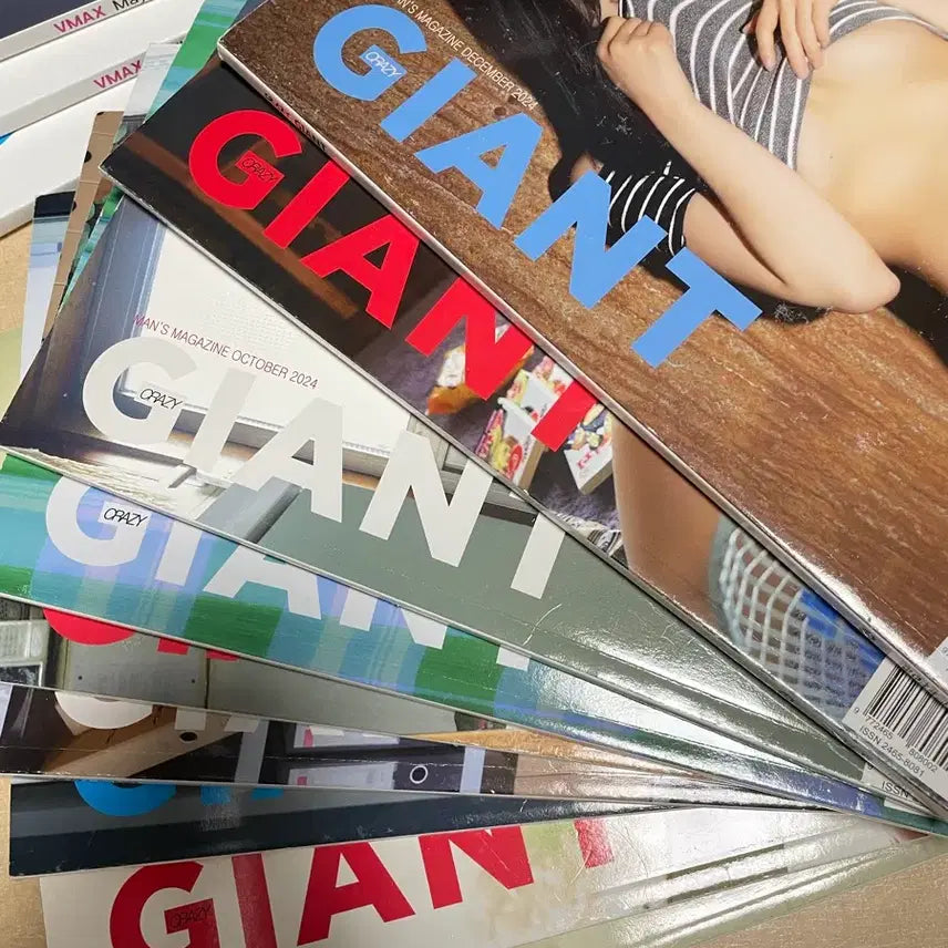 [BUNJANG] GIANT Magazine Bundle Set (2022-2024) / GIANT 잡지 다수 일괄 (2022-2024) 남성잡지
