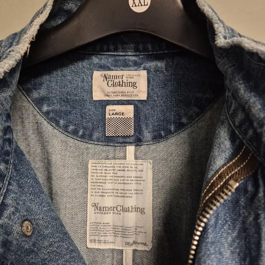 [BUNJANG] Namer Clothing Denim Fishtail Parka / 네이머클로딩 데님 피쉬테일 파카