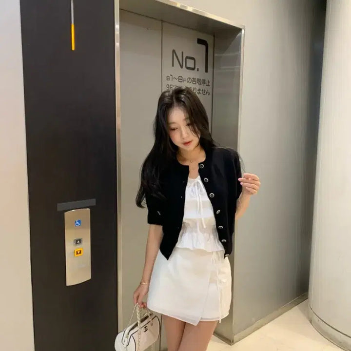 [BUNJANG] Sheschic Dove Cardigan Black / 새상품 택0, 샵시예 도브 가디건 블랙