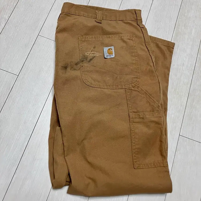 [BUNJANG] Carhartt Single Knee Carpenter Pants / 칼하트 워크팬츠 덩가리핏 싱글니 브라운 36X30 카펜터