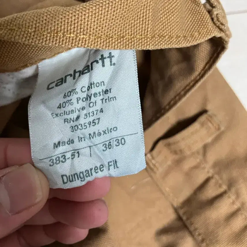 [BUNJANG] Carhartt Single Knee Carpenter Pants / 칼하트 워크팬츠 덩가리핏 싱글니 브라운 36X30 카펜터