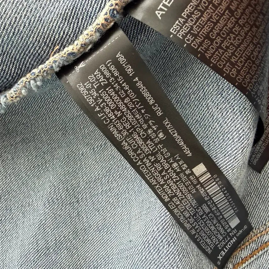 [SOLD OUT] 자라 데님 청자켓 2XL