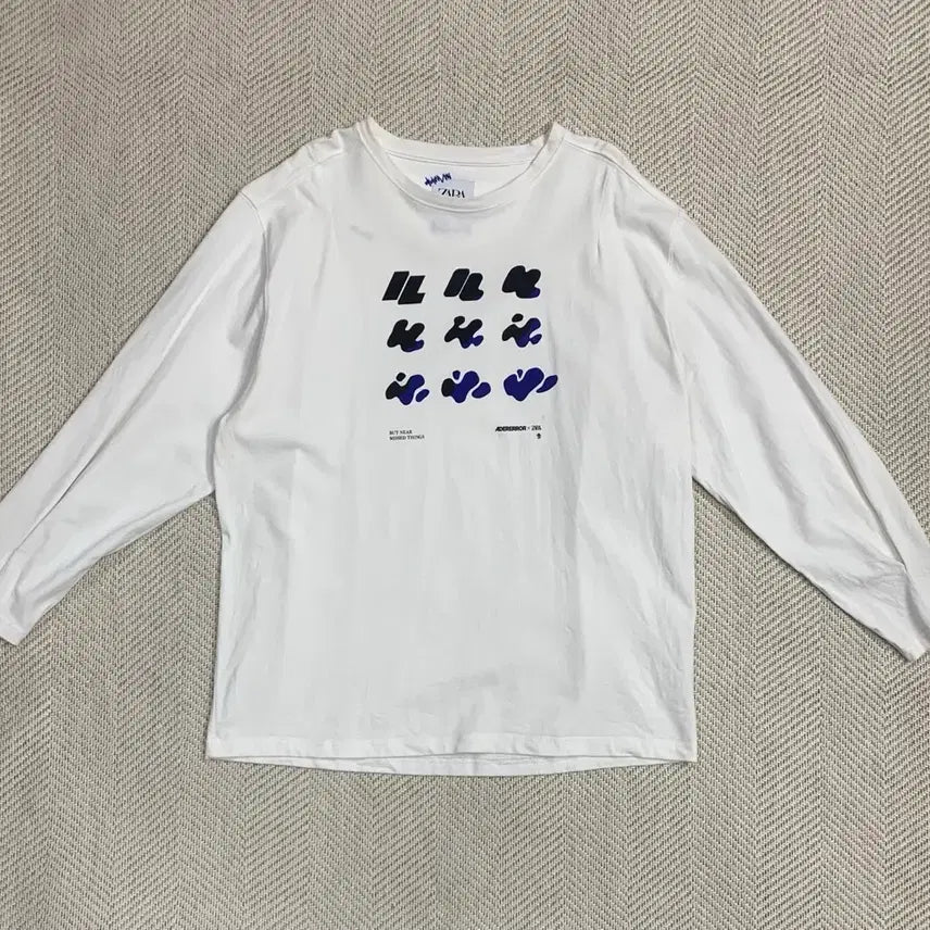 [BUNJANG] ADER Error X ZARA Long Sleeve T-shirt / 아더에러 X 자라 콜라보 긴팔 티셔츠