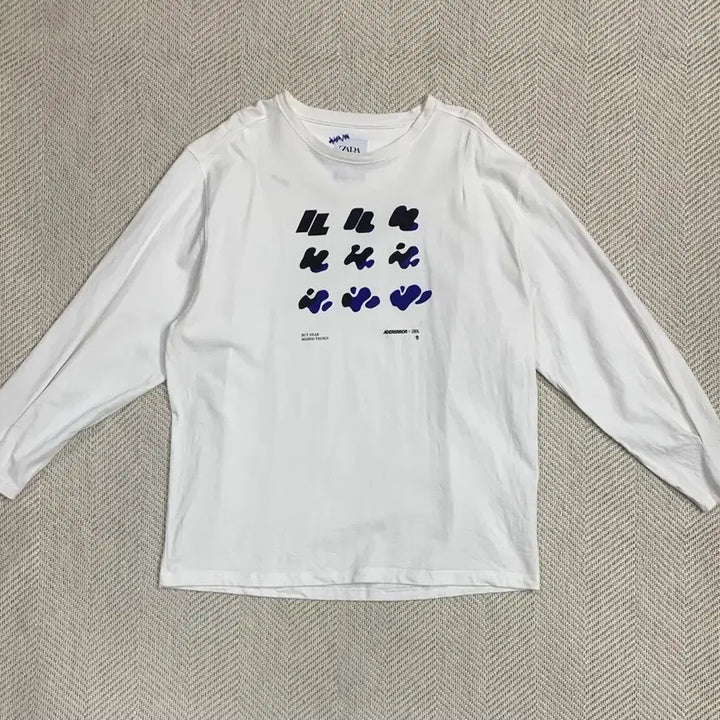 [BUNJANG] ADER Error X ZARA Long Sleeve T-shirt / 아더에러 X 자라 콜라보 긴팔 티셔츠