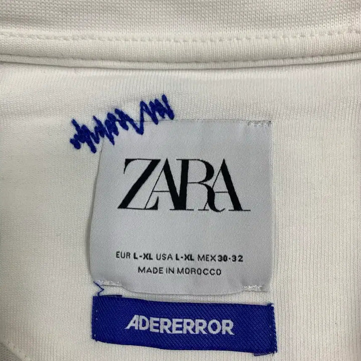 [BUNJANG] ADER Error X ZARA Long Sleeve T-shirt / 아더에러 X 자라 콜라보 긴팔 티셔츠