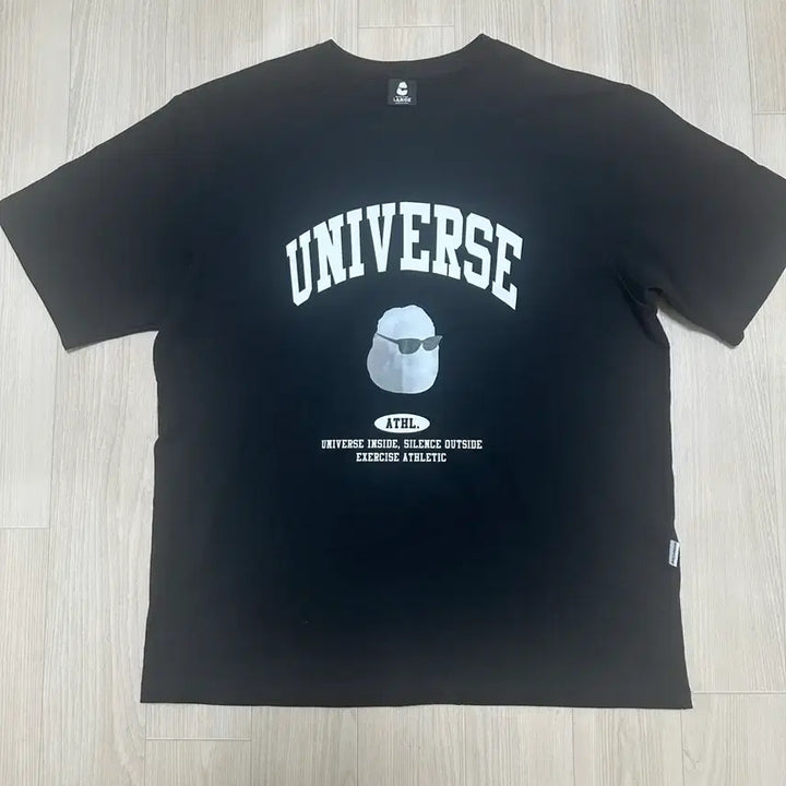 [BUNJANG] Exercise ARCH UNIVERSE CLOUD T-Shirt / 엑서사이즈 ARCH UNIVERSE CLOUD 반팔 블랙 L
