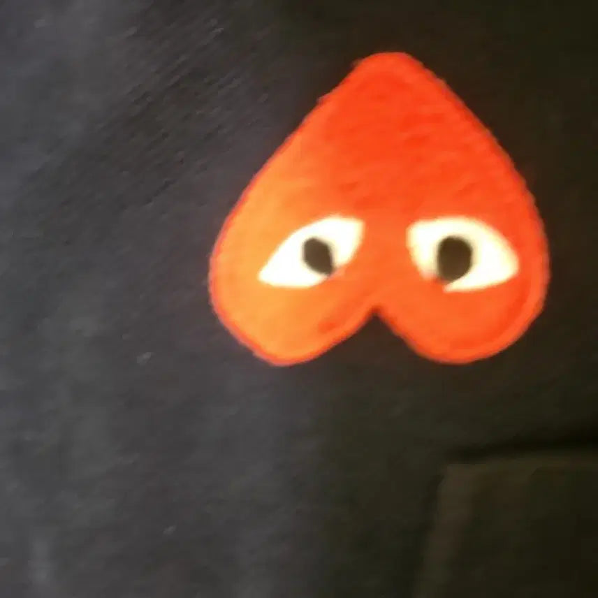 [BUNJANG] Comme des Garçons Navy Heart T-Shirt Polo / 꼼데가르송 네이비 하트 반팔 폴로티 새상품