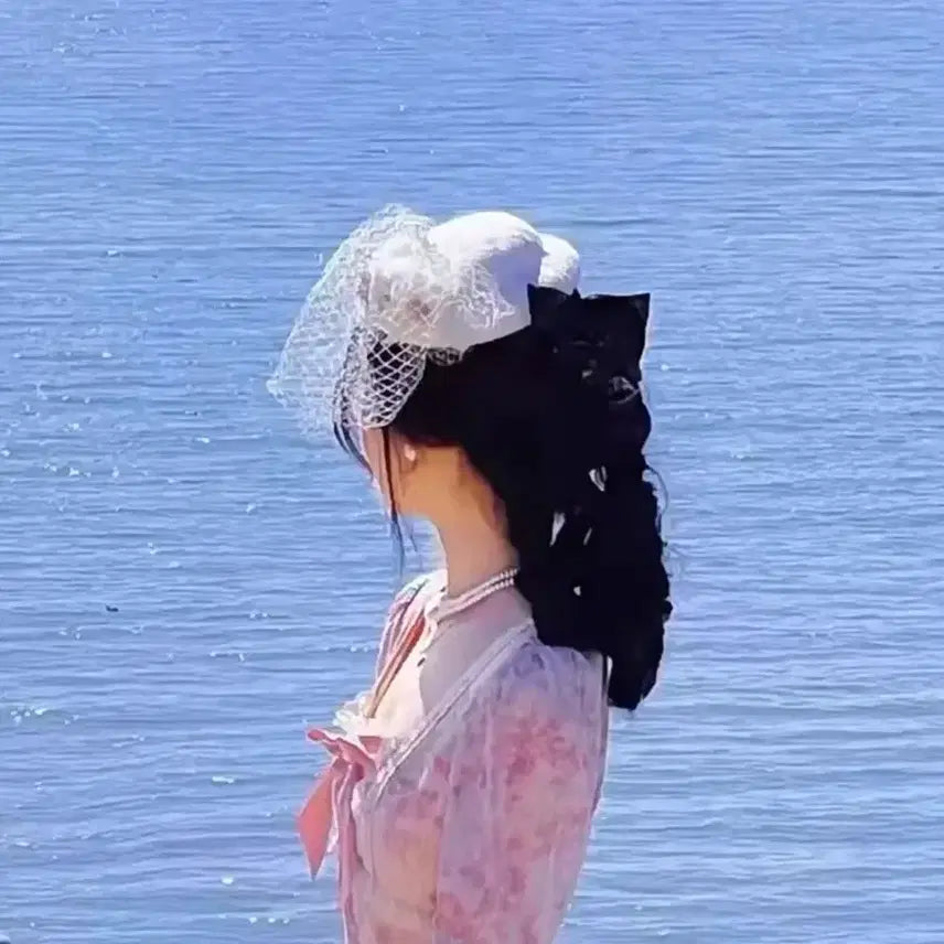 [BUNJANG] Vintage Pale Pink Dress Rental / 졸업사진 개화기 의상 여리핑크 드레스 대여