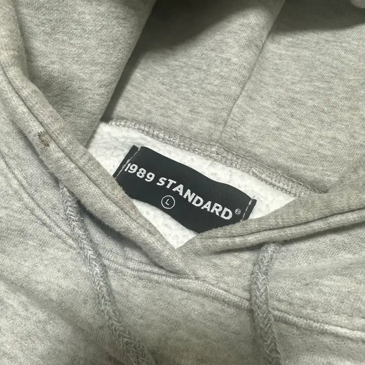 [BUNJANG] 1989 Archives Cat Grey Hoodie L / 1989 ARCHIVES CAT 그레이 후드 L