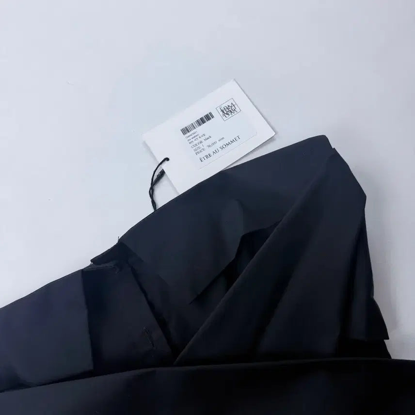 [BUNJANG] Ethosome Tube Top Black / 에트오소메 타이셔츠 튜브탑 블랙