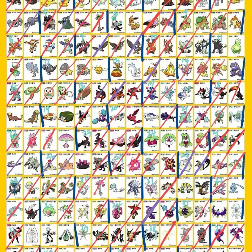 [BUNJANG] Pokemon Tteokbokki Sticker Season 4 / 교환) 포켓몬 띠부씰 시즌4 -> 전시즌