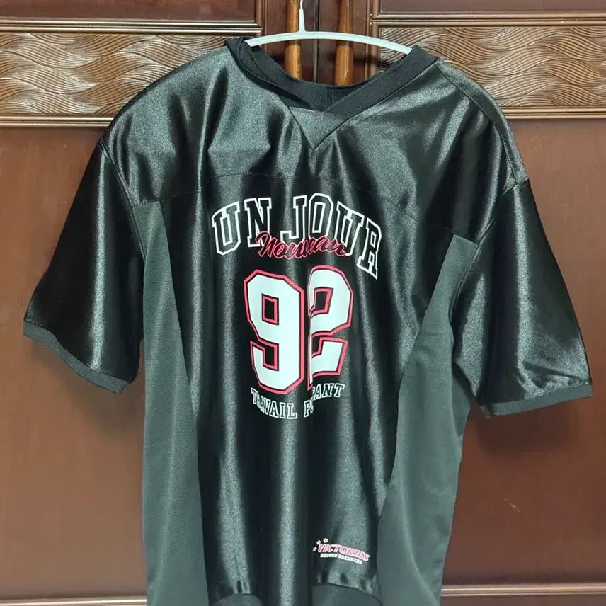 [BUNJANG] 8Seconds Numbering Loose Fit T-shirt - Black / (새상품)에잇세컨즈 루즈핏 넘버링 티셔츠 - 블랙
