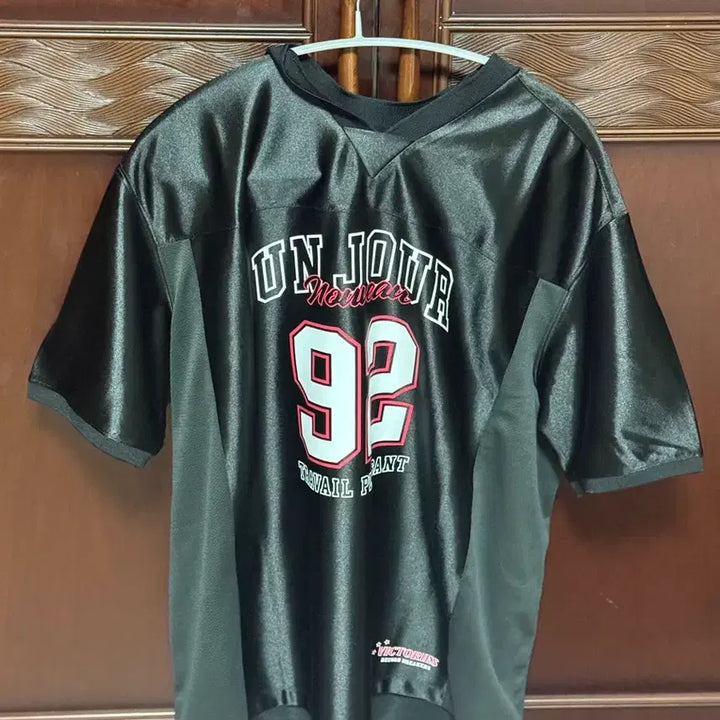 [BUNJANG] 8Seconds Numbering Loose Fit T-shirt - Black / (새상품)에잇세컨즈 루즈핏 넘버링 티셔츠 - 블랙
