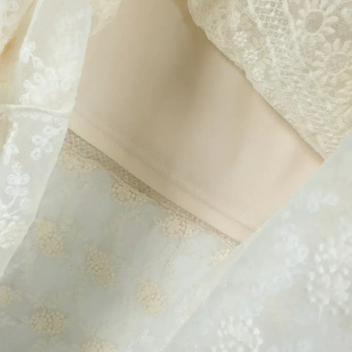 [SOLD OUT] [26-27]써스데이아일랜드 밴딩 레이스 스커트