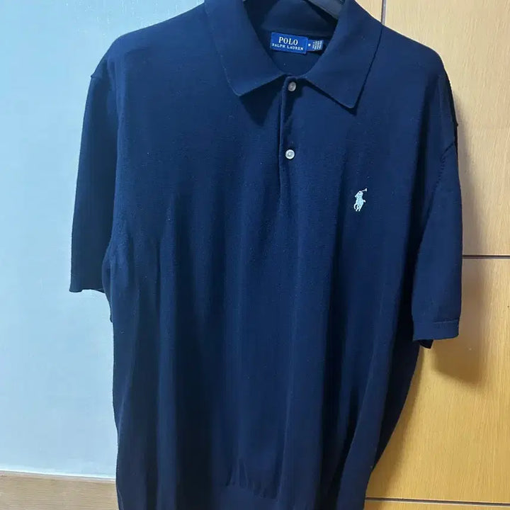[BUNJANG] Polo Ralph Lauren Navy Short-Sleeve Knit Top / 폴로 랄프로렌 네이비 반팔 니트 / 띠어리 마시모두띠 코스 클럽모나코 앤