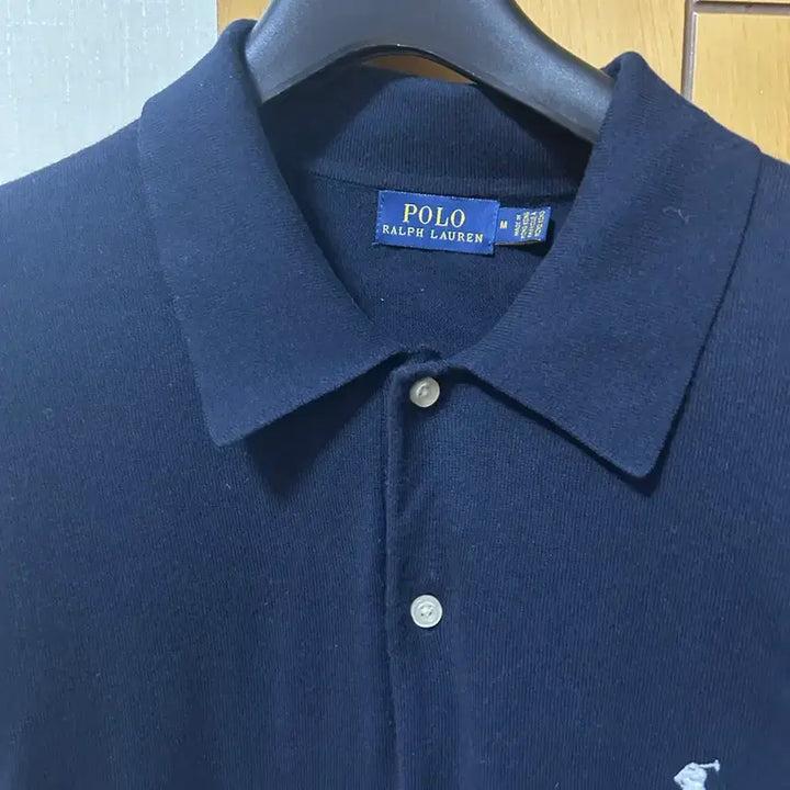[BUNJANG] Polo Ralph Lauren Navy Short-Sleeve Knit Top / 폴로 랄프로렌 네이비 반팔 니트 / 띠어리 마시모두띠 코스 클럽모나코 앤