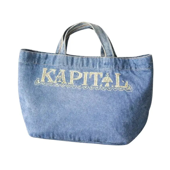 [BUNJANG] 캐피탈 빈티지 데님 토트백 / 캐피탈 빈티지 데님 토트백