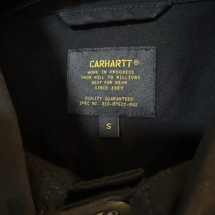 [BUNJANG] Carhartt WIP Bullet Short Sleeve Shirt - Black / [S]칼하트wip Bullet 반팔 셔츠 블랙