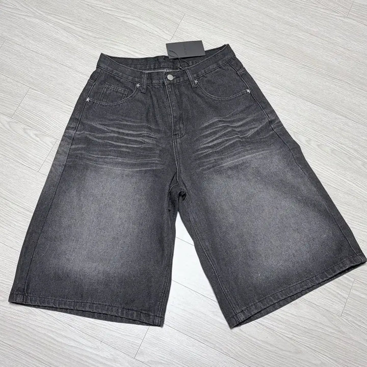 [BUNJANG] Easy Noisy Denim Bermuda Shorts / (새상품) 이지노이지 데님 버뮤다팬츠