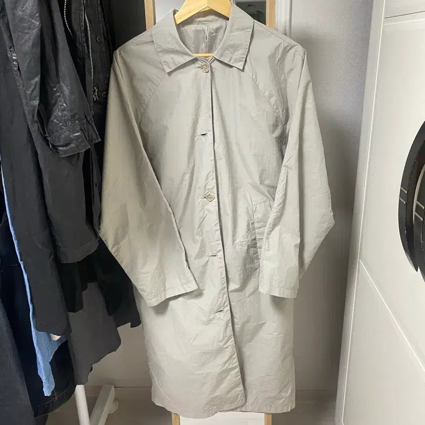 [BUNJANG] Long Trench Coat / 트렌치 롱 자켓