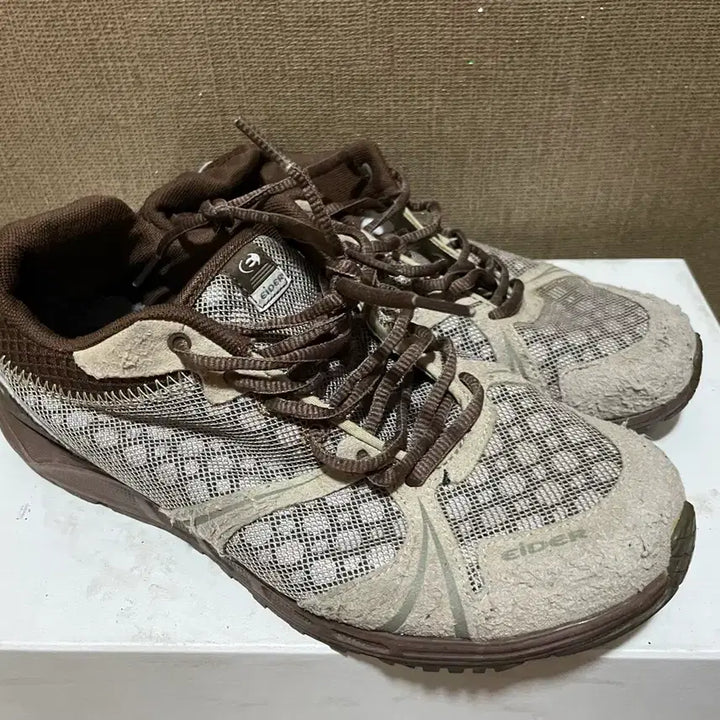 [BUNJANG] Eider Brown Mesh Sneakers / 245) 아이더 브라운 메쉬 운동화