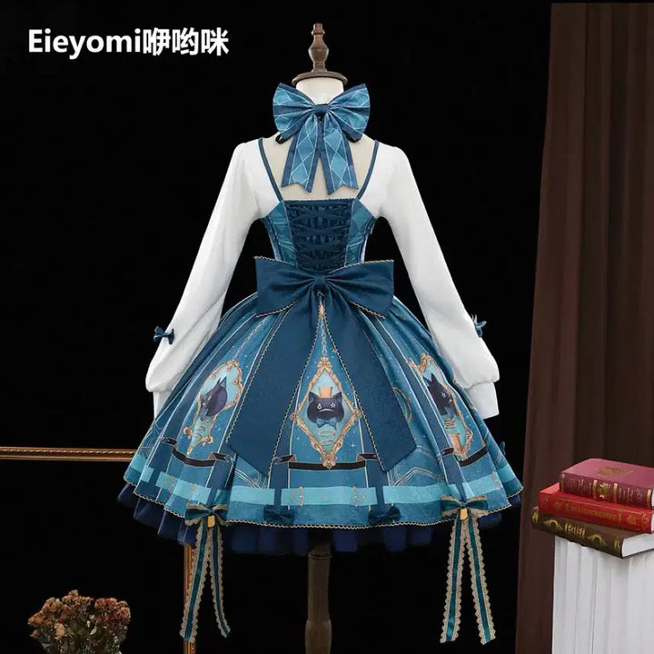 [BUNJANG] Genshin Impact Lynette Cosplay Costume / 원신 리넷 원신카페 테마 스킨 코스프레