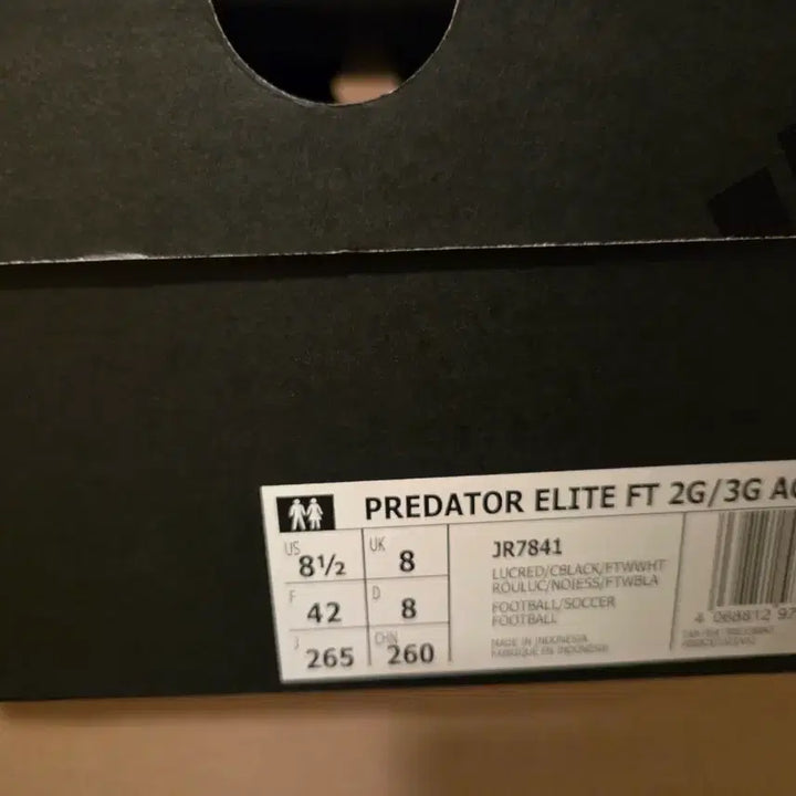 [SOLD OUT] 프레데터 엘리트 FT 2G/3G AG(JR7841) 265