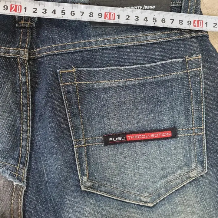 [BUNJANG] FUBU Old School Denim Jeans / 후부FUBU올드스쿨데님30인치