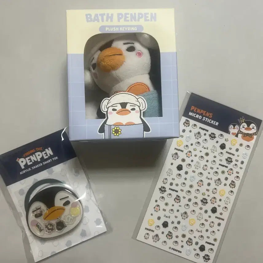 [BUNJANG] Lee Junho PengPeng Oncheon Peng + Smart Tok + Sticker Set / 이준호 펭펭 온천펭 + 스마트톡 + 스티커 세트