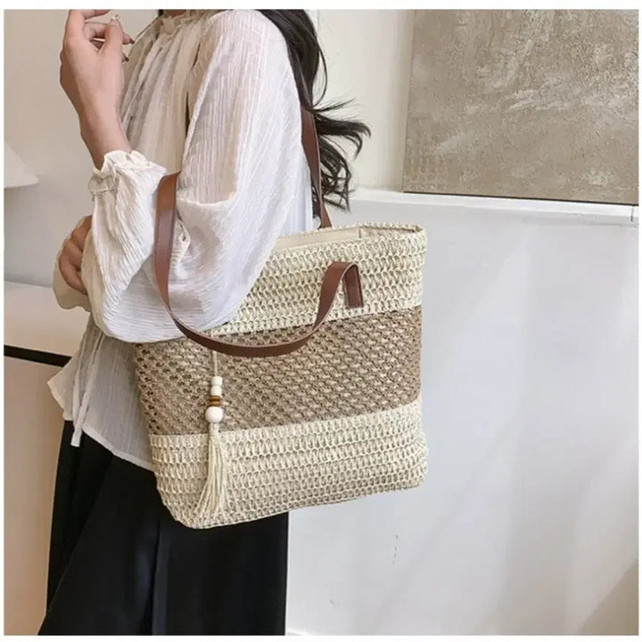 [BUNJANG] Rattan Tote Bag / 라탄가방