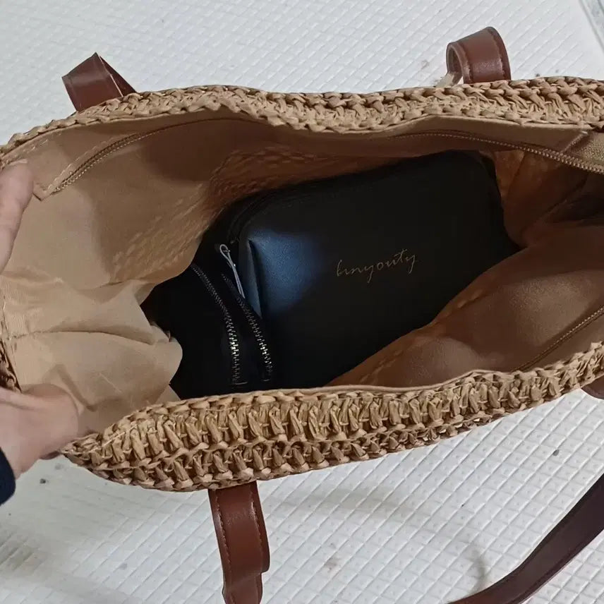 [BUNJANG] Rattan Tote Bag / 라탄가방