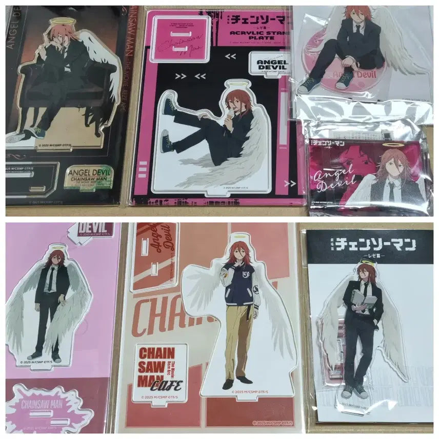 [SOLD OUT] 체인소맨 천사의 악마 아크릴 스탠드 블럭 7개 일괄
