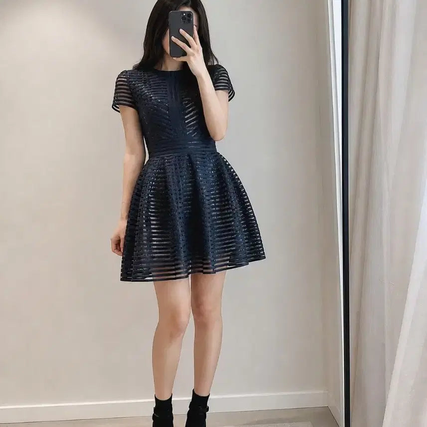 [BUNJANG] Maje Mesh Dress / 마쥬 maje 메쉬 원피스