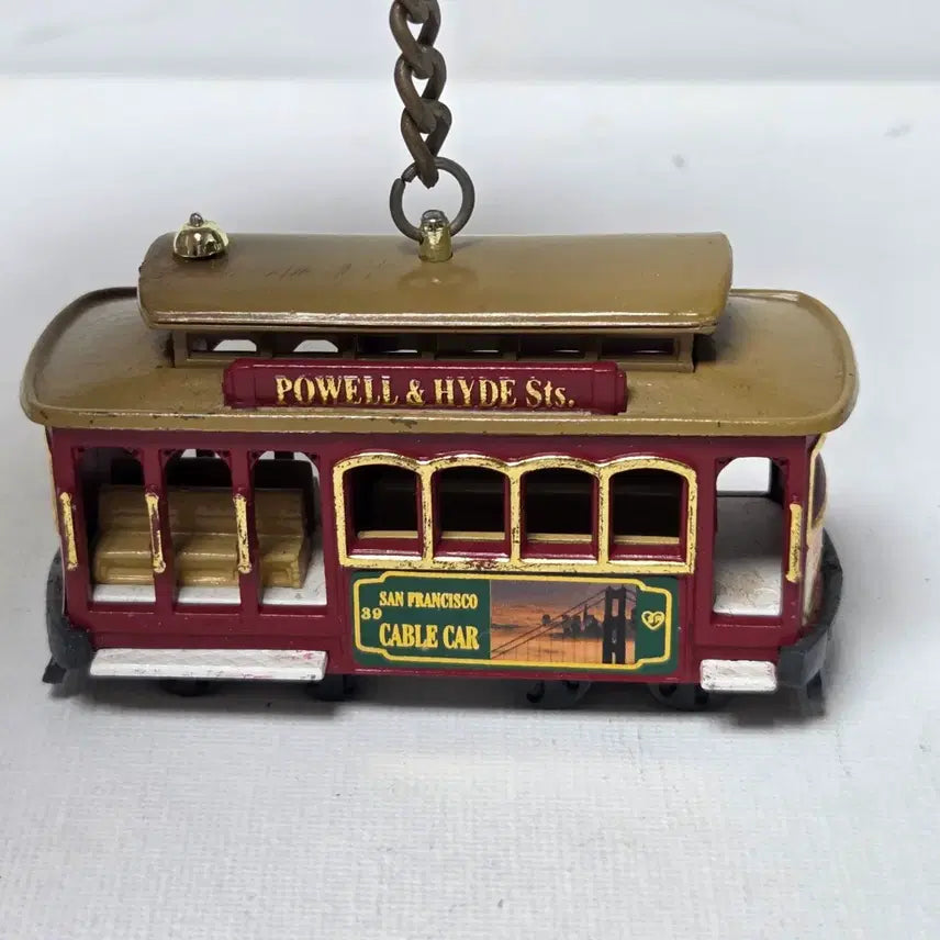 [BUNJANG] 2001 San Francisco Cable Car Model Keychain / 미니카 2001년 미국산 샌프란시스코 케이블카 모형