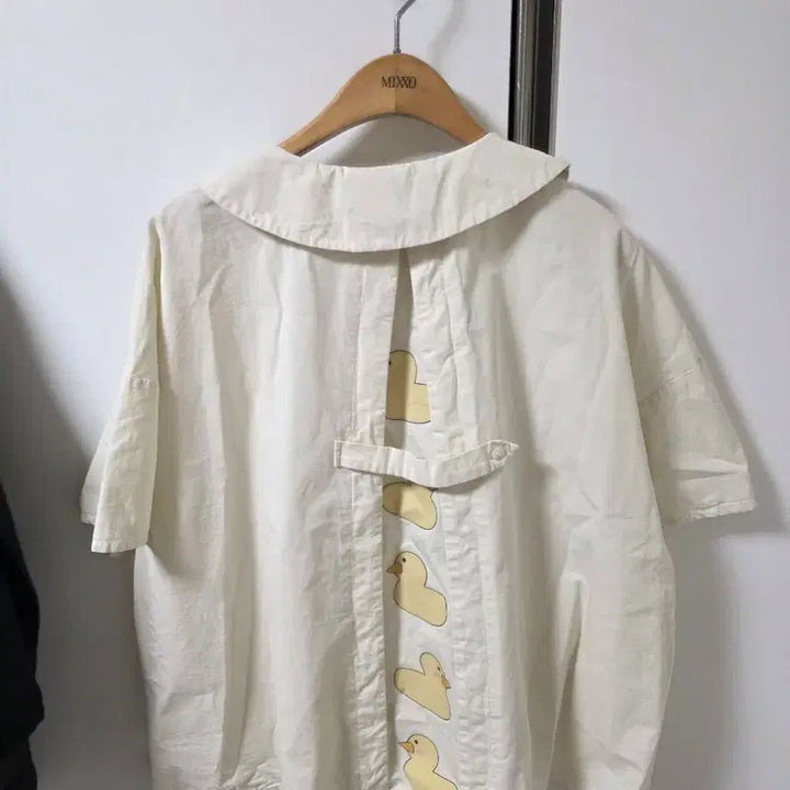 [SOLD OUT] 일제오리 캐릭터 카라 반팔티 아이보리