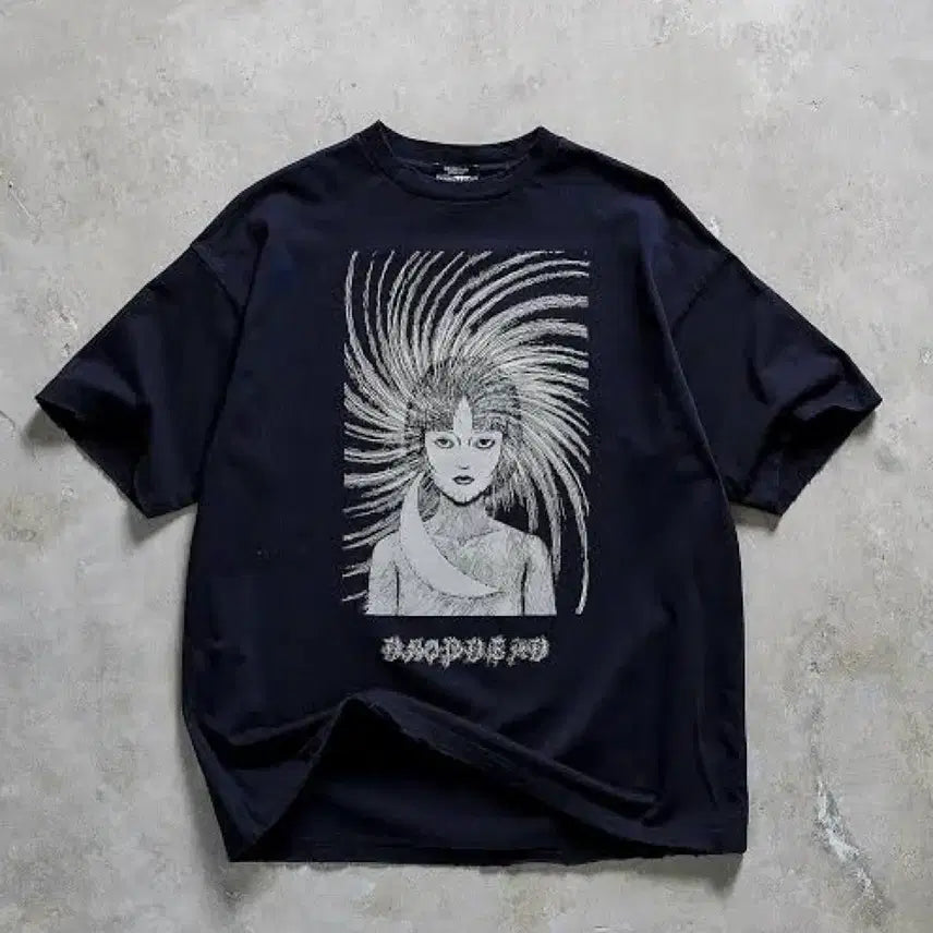 [BUNJANG] Drop Dead Junji Ito T-shirt / drop dead x junji ito 이토 준지 티셔츠