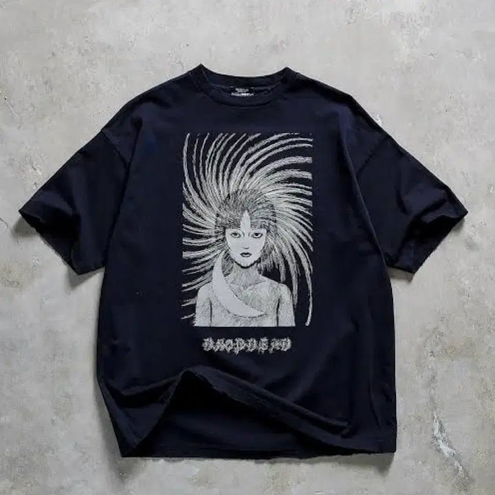 [BUNJANG] Drop Dead Junji Ito T-shirt / drop dead x junji ito 이토 준지 티셔츠