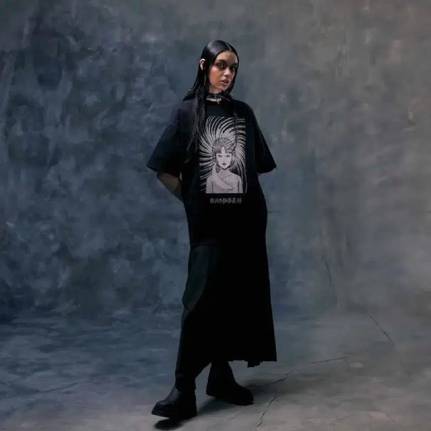 [BUNJANG] Drop Dead Junji Ito T-shirt / drop dead x junji ito 이토 준지 티셔츠