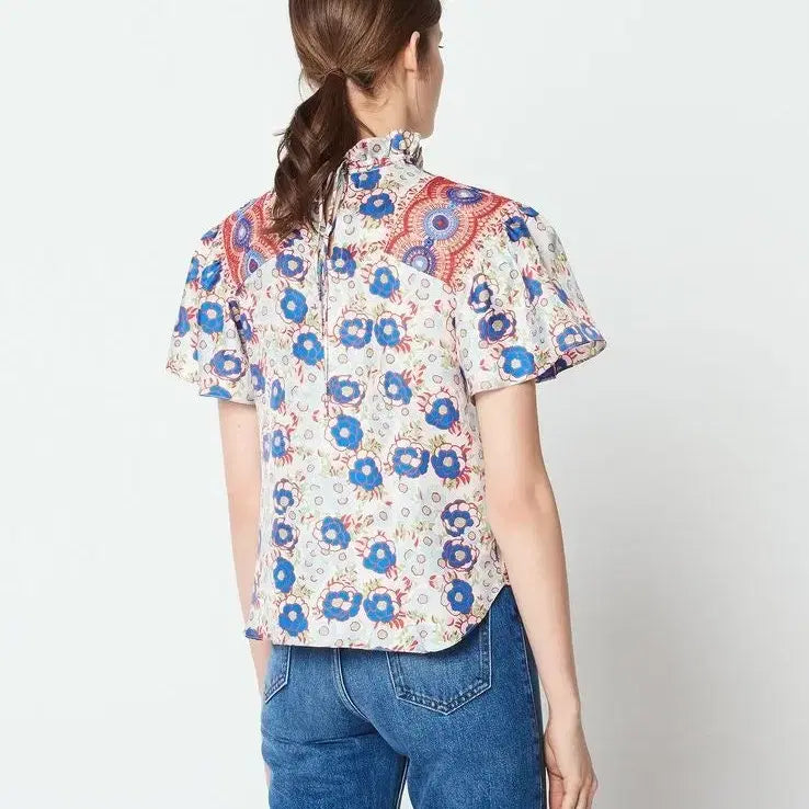 [SOLD OUT] 산드로 실크블라우스