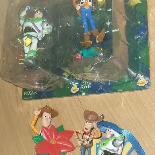 [BUNJANG] Toy Story Woody Buzz Christmas Ornament Figure Bundle Set / 일괄) 토이스토리 우디 버즈 크리스마스 오너먼트 피규어