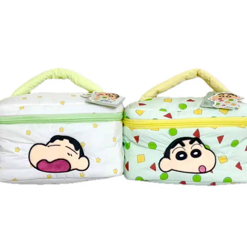 [BUNJANG] Crayon Shin-chan Travel Pouch with Handle / (최저가)짱구 화장품 여행용 손잡이 파우치