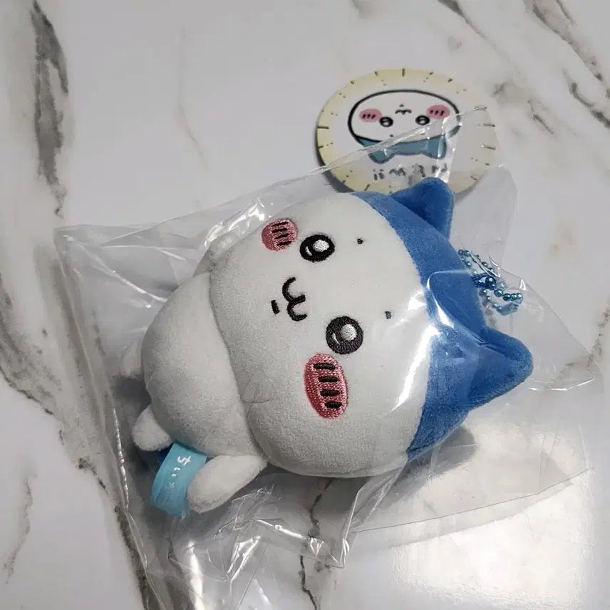[BUNJANG] Chiikawa Hachiware Sports Hairstyle Mascot Plush / 치이카와 하치와레 스포츠머리 마스코트 인형