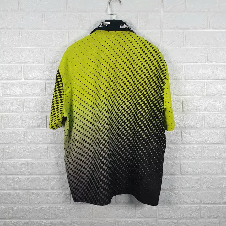 [BUNJANG] Lacoste Ombre Checkerboard Print Shirt / [100]라코스테 옴브레 체커보드 프린트 셔츠